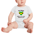 thumbnail image 2 of I'm Proof Mommy Can't Resist Jamaican Guys Cute Baby Bodysuit Romper (White, 0-3 Months), 2 of 5