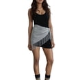 thumbnail image 3 of Breezora Women Lace Wrap Skirt with Tie Waist Scarf Belt Asymmetrical Layered Hem Flowy Boho Beach Style, 3 of 5