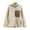 Khaki, variant on Babysbule Womens Winter Coats Ladies Fall-winter Zipper Loose Windproof Pocket Stand Collar Warm Lamb Wool Coat For Women