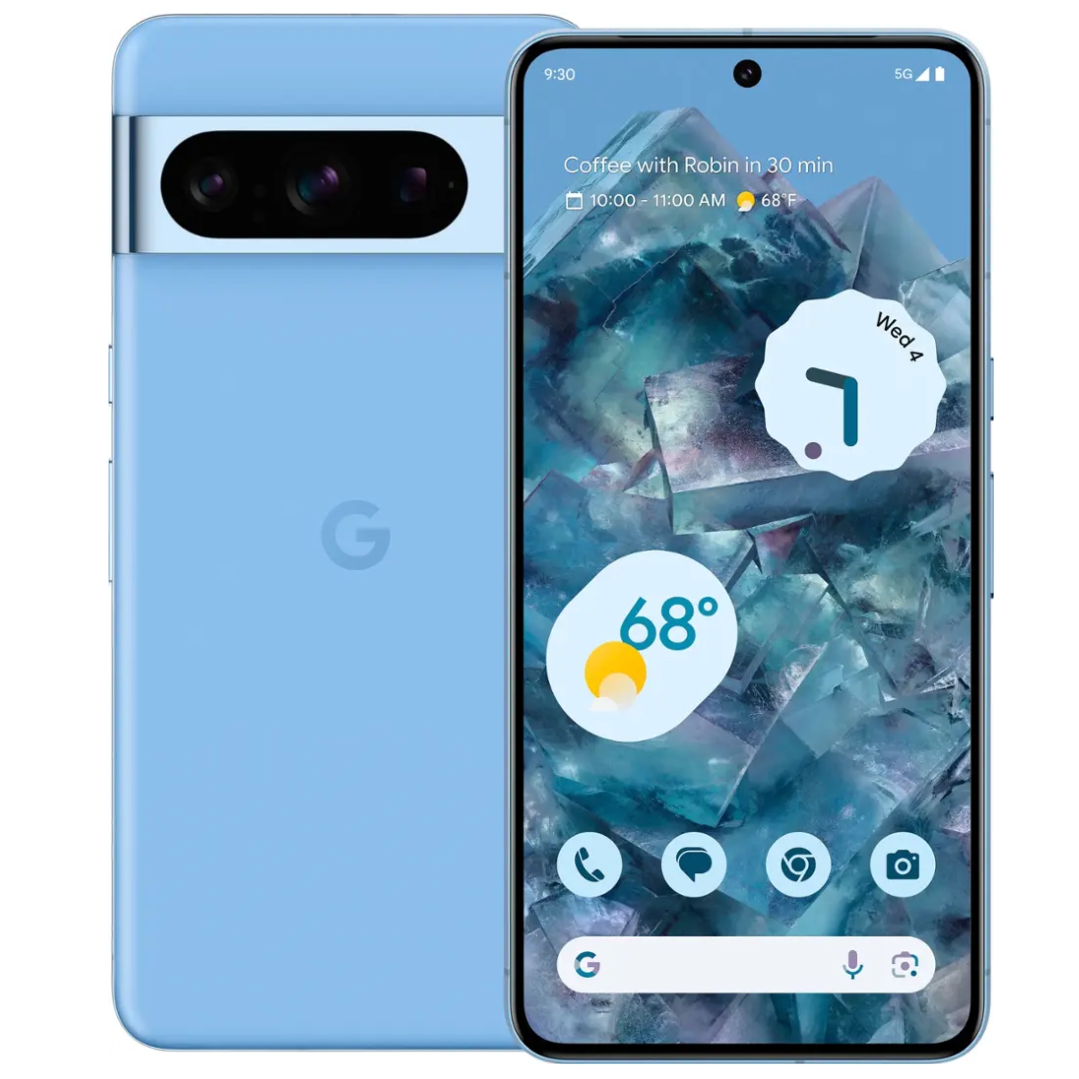 Restored Pixel 8 Pro 128GB Factory Unlocked, Bay (Good) (Refurbished)