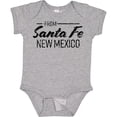 thumbnail image 3 of Inktastic From Santa Fe New Mexico in Black Distressed Text Boys or Girls Baby Bodysuit, 3 of 5