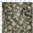thumbnail image 3 of Soimoi Pure Silk Green Fabric By the Yard - 42 Inch Wide -Floral & Leaf Floral Pattern Fabric - Botanical and Elegant Designs for Various Uses Printed Fabric, 3 of 6