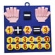 thumbnail image 5 of Tablero de fieltro para aprender a contar números de , juguete matemático con números de mano, juguete matemático para jardín de infantes, juego d , Azul, 5 of 8