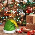 thumbnail image 6 of Haiem Bees Pollinates A Yellow Dandelion Pattern Santa Hat Confortable Velvet Christmas Hat for Christmas Party Favors Fit for Adults and Kids, 6 of 6