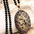 thumbnail image 5 of AYYUFE Colorful Shell Faux Opal Statement Bib Pendant Necklace Sweater Chain Gift Alloy, Rhinestone, Faux Opal Multi-color, 5 of 8