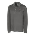 thumbnail image 2 of Men's Cutter & Buck Steel NC State Wolfpack Vault Advantage Tri-Blend Pique Big & Tall Long Sleeve Polo, 2 of 3