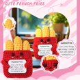 thumbnail image 2 of BallsFHK Handmade Emotional Support French Fries Gift,Funny Crochet Cute Wool Doll With Positive Card Up Gag Knitting Friends Gifts Desk Fun Home Decor, 2 of 5