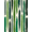 Green, Pattern 2, variant on ODIKA 4' x 6' Machine Washable Non-Slip Area Rug, abstract striped High Traffic Rug, Green, 1274467