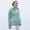 Green, variant on Aran Woollen Mills Women’s Aran Cardigan Sweater, Blue, Large