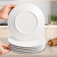 thumbnail image 5 of Dessert Salad Plates Set of 12,8 Inch White Porcelain Dinner Plates,Appetizer Plates for Dinner,Ceramic Dessert Plate Set,Microwave Oven Dishwasher Safe, 5 of 7
