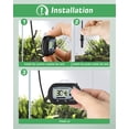 thumbnail image 5 of Termómetro digital para acuario, termómetro de agua con pantalla LCD grande, termómetro para reptiles para terrario de agua para peceras, 5 of 5