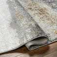 thumbnail image 4 of Mark&Day Area Rugs, 9x12 Lou Modern Charcoal/Off-White Area Rug, Grey Off-White Orange Carpet for Living Room, Bedroom or Kitchen (9'2" x 12'), 4 of 5
