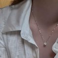 thumbnail image 6 of GKNET Shiny Zircon Thin Line Simple Choker Necklace Women Delicate Jewelry Collana Bijoux WY4-Silver-, 6 of 9