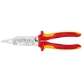 thumbnail image 1 of KNIPEX 13 86 200 Pinzas para instalaciones eléctricas aislados con fundas en dos componentes, según norma VDE cromado 200 mm, 1 of 2