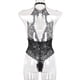thumbnail image 2 of Lencería erótica para mujer Mono con cuello en V Body con diseño de borde de encaje sexy, L Methold XX000127-03, 2 of 7