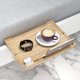 thumbnail image 1 of Bedside Shelf for Bed, Bedside Tray Table for Dorm Room Top Bunk Bed and Lofts, Floating Nightstand Organizer Storage Table, Bed Shelf with Organizer for iPad and Earbuds and Cable Catch, Na, 1 of 5