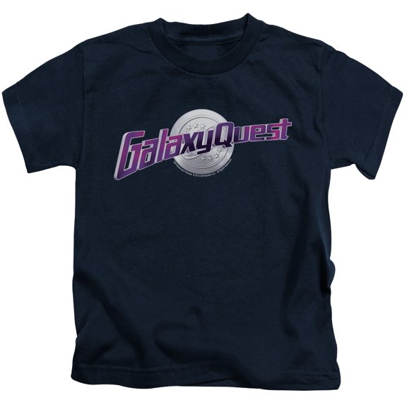 Galaxy Quest Logo Youth 18/1 T-Shirt Navy