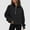 E-388Black, variant on FAOWME Womens Pullover Long Sleeve Half Zip Solid Color Cropped Fashion Comfortable Soft Sweatshirts For Daily Wear Beige L