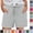 #03 Gray, variant on 2026 Trendy Linen Shorts for Women Drawstring Elastic High Waist Gauze Pants Dressy Summer Bermuda Shorts with Pockets, #03 Dark Gray, L