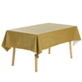 thumbnail image 1 of REGALWOVEN 1 Paquet Nappe Rectangulaire, Nappe en PVC, Convient pour Table de Salle à Manger Or 140x180 cm, 1 of 5