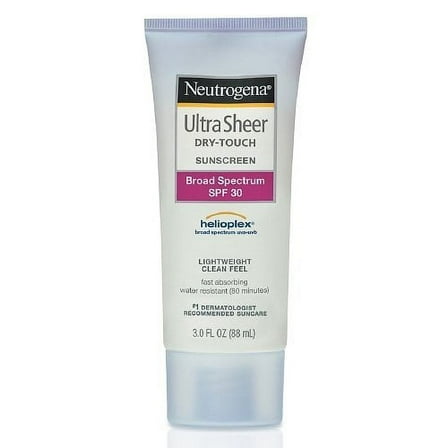 Neutrogena Ultra Sheer Dry-Touch Sunscreen Lotion SPF 30, 3 fl oz Per Tube