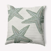 E by Design Starfish Constellation Nautical Indoor/Outdoor Throw Pillow
