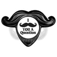 thumbnail image 2 of Ulubulu Mustache Pacifier with Mustache Pacifier Clip - 6-18 Months - 2pk, 2 of 5