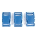 thumbnail image 5 of 10 - 1 inch Blue Contoured Side Release Plastic Buckles YKK, 5 of 5
