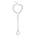 thumbnail image 5 of Boho Sliver Finger Bracelets Beaded Slave Ring Hand Harness Chain Pulseras Joyería para mujeres y niñas JAMW Sencillez, 5 of 5