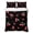 Red Black, variant on Queen Quilt Set 90''x96'', Cherry Rustic Lightweight Summer Bedspread Coverlet Set with 2 Pillow Shams, Spring Summer Tropic Fruit Black Breathable All Season Quilt Bedding for Bedroom/Guest Room