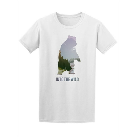 Into The Wild Bear Tee. Men's -Image by Shutterstock