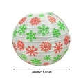 thumbnail image 6 of sunsanly Christmas Paper Lantern Colorful Snowflake Snowman Santa Claus Deer Decoration Festive Props for Christmas Home Party, 6 of 8