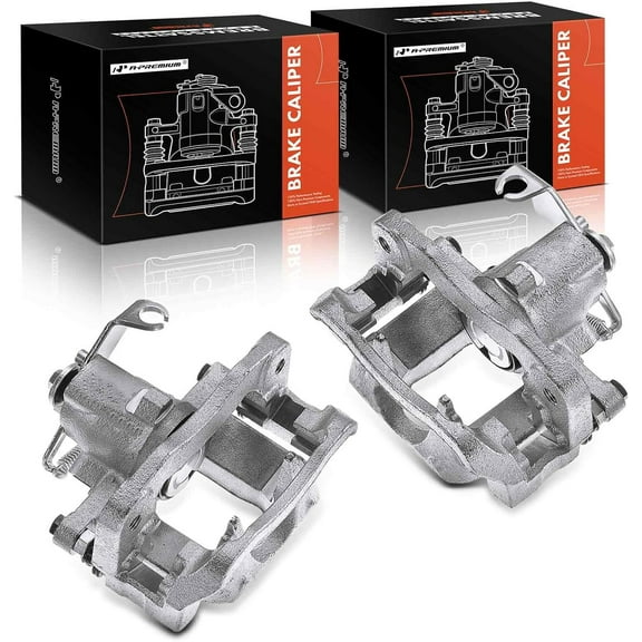 A-Premium Brake Caliper Assembly Replacement for Chrysler Town & Country Dodge Grand Caravan Ram C/V Volkswagen Routan 2008-2012 Rear Side 2-PC