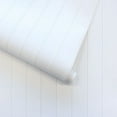 thumbnail image 5 of Tempaper Beadboard White Peel and Stick Wallpaper, 20.5" x 16.5', 5 of 9