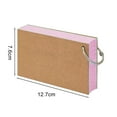 thumbnail image 3 of Dujiujun Colored Index Cards, 50 x Colored Index Cards, 2 x Kraft Paper Covers, 1 x 35mm Metal Ring, 3 of 8
