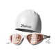 thumbnail image 3 of Gafas de natación con gorro de natación Gorro de de silicona Protección ocular profesional resistente al agua Gafas de con tapones para los oídos, 3 of 8