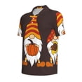 thumbnail image 2 of Rocae Fall Gnomes for Men's Short Sleeve Polo Shirt, Quick Drying Performance Moisture Wicking Sports Men's Golf Shirt Large, 2 of 9