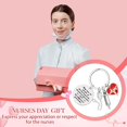 thumbnail image 4 of 6 Pcs Nurse Gifts for Women Keychains Bulk Nurses Appreciation Gifts Nurses Week Gift Graduation Presents Thank You Gift for Nurse Day, 4 of 6