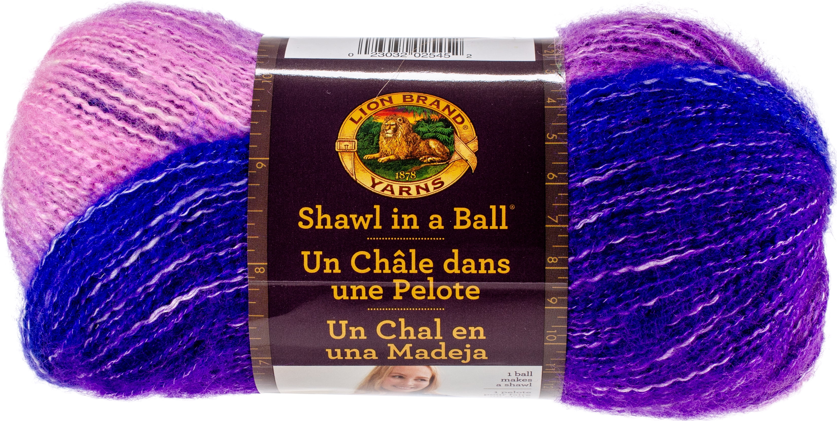 Lion Brand Yarn 828212 Shawl in a Ball Yarn, One Size, Half Moon