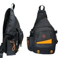 thumbnail image 3 of Innturt Large Sling Bag Backpack Pack 13"" 14"" Laptop Bag Satchel Travel Backpack Black, 3 of 5