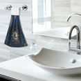 thumbnail image 7 of 2PCS Velcro Hangable Hand Towels Quick-Drying Hanging Kitchen Towels for Kitchen & Bathroom Mysterious Celestial Pattern, 7 of 7
