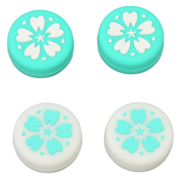 4PCS Soft Silicone Thumb Grip for Switch Prevent Slip Replacement Joystick , Anti Slip, Soft and Comfortable Touch, Compatible with Switch Lite, Thumb Grip