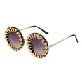 thumbnail image 1 of Shisuyan 1Set Retro Rivet Studded Eyeglasses Fashionable Sunglasses Party Eyeglasses Props, 1 of 9