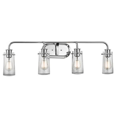 Kichler 45460 Braelyn 4 Light 34 Wide Vanity Bathroom Fixture Kichler 45460 Braelyn 4 Light 34 Wide Vanity Bathroom Fixture With Seedy