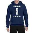 thumbnail image 2 of Wild Bobby White Crayon Costume Unisex Hoodie Sweatshirt, 2 of 6