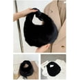 thumbnail image 4 of Women Plush Tote Bag Fluffy Underarm Purse Faux Fur Shoulder Handbag Fuzzy Tied Bag Winter Christmas Gifts, 4 of 6
