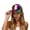 AA Multicolour, variant on Holographic Laser PU Leather Hop Hat Metallic Shiny Baseball Cap Neon Party Jazz Visor Unisex