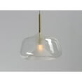 thumbnail image 3 of ET2 Lighting E10042-18SBR 7 in. Deuce 1-Light LED Pendant - Satin Brass, 3 of 4