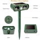 thumbnail image 4 of RV Ahuyentador ultrasónico de gatos para jardín, 5 modos, alimentado por USB o energía solar, ahuyentador de gatos con estaca de tierra RV Rojo Verde, 4 of 5