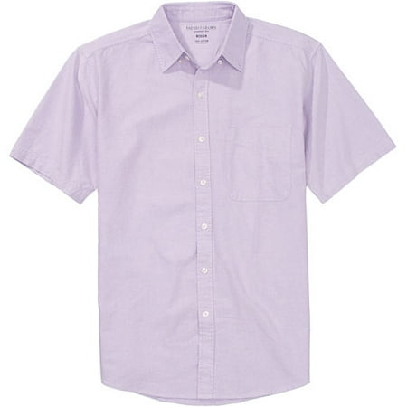 Big Men's Short Sleeve Oxford Shirt